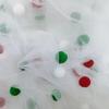 Romantic Tulle Table Runner Handmade Colorful Table Cover Pom-Poms Tablecloth  Dining Room