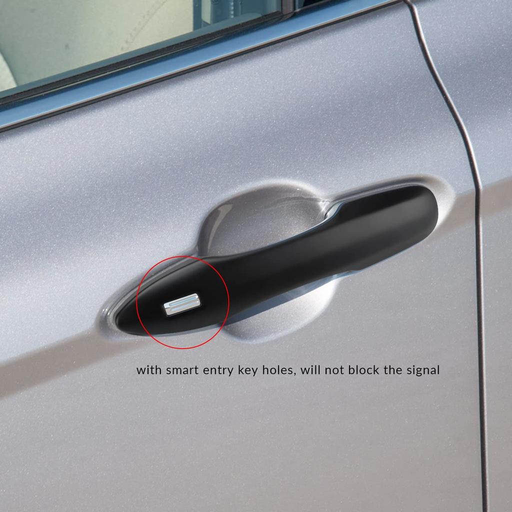 Marchfa Door Handle Covers for Prius 50 80 70 Series Fits Toyota Prius 50 80 70 Made of ABS Custom exterior decorative 4 pieces Matte black