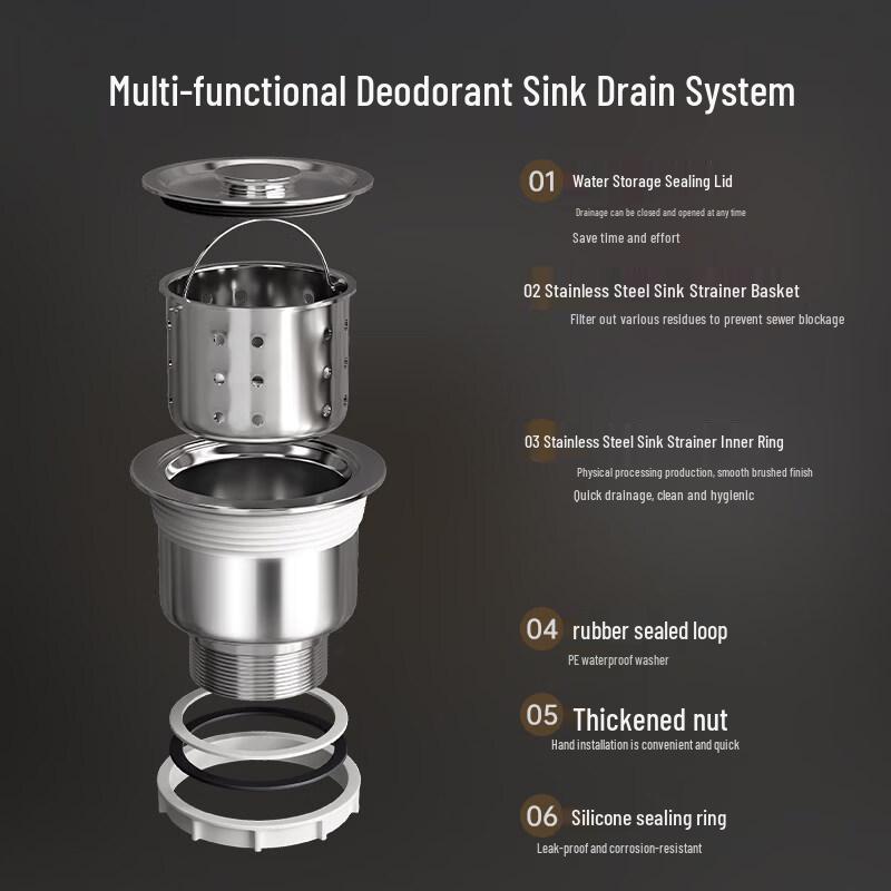 Taijufu 304 Stainless Steel Laundry Sink with Stand