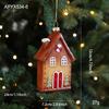 New plastic gingerbread pendants, hanging Christmas tree ornaments, ornaments, atmosphere arrangement items