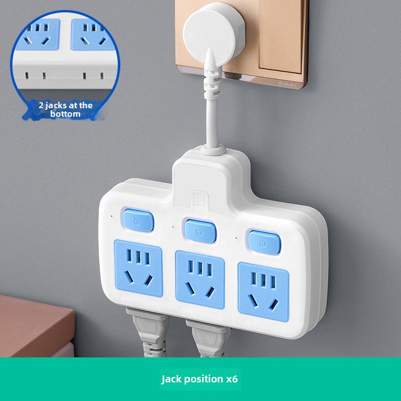 Multifunction USB Nightlight Power Strip with Wireless Multi-Switch and One-to-Many Conversion Sockets.