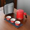 Thousand Miles of Rivers and Mountains Ceramic Travel Tea Set