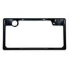 Front and Rear License Frame Set for Standard Vehicles (black)