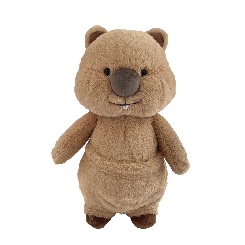 

Short-tailed dwarf kangaroo plush toy, Australian doll smiling angel doll wombat short-tailed dwarf kangaroo
