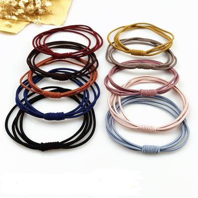 Four In One Hair Loop Small Fresh Headband Forest Women's High Elastic Hair Rope Tied with Hair Bands