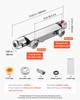 VEVOR Thermostatic Shower Faucet Valve, Anti-Scald 38 Degrees C Secure Lock Thermostatic Shower Mixer Valve