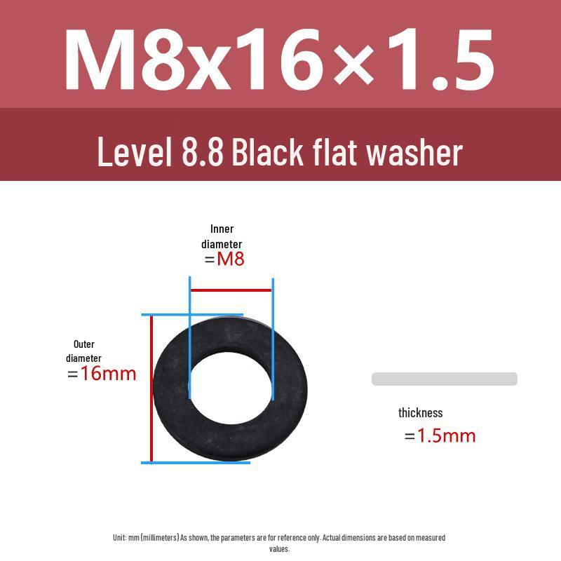 High-Strength Carbon Steel Flat Washer M3-M36