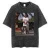 Gewaschenes Vintage Mike Tyson Prime Merch T-Shirt Herrenkleidung Hip Hop Gothic Rock T-Shirt Herren Fitnessstudio Übergroße T-Shirts Oberteile