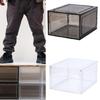 Transparante Schoenen Organizer Box voor Garderobe Stapelbare Schoenen Opbergbox met Magnetische Deur Ruimtebesparende Opbergbak Schoenenkast