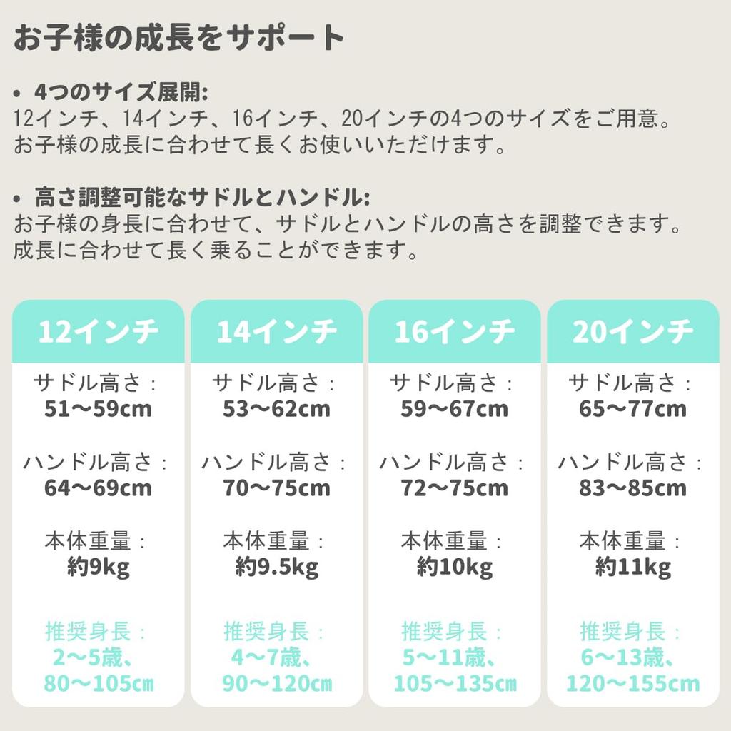 JOYSTAR Children's Bicycle 12, 14, 16, 18, 20 Inches Stitch Front Basket Bell with Training Wheels Kids Bike Sense of Balance Celebration Present