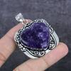 Lepidolite Gemstone Handmade 925 Sterling Silver Jewelry Pendant 2.13" P4K80