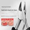 Professional Grade Concave Stainless Steel Nail Clippers For Thick Nails And Ingrown Toenails Sharp Curved Blade For Easy Trim