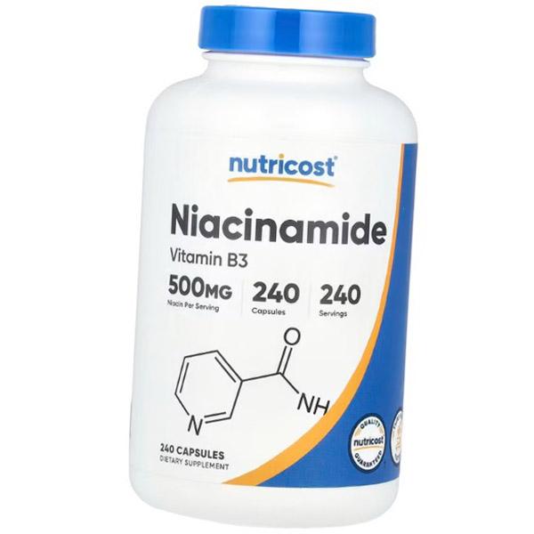 

Ніацинамід, Niacinamide 500, Nutricost (36647005) 240caps