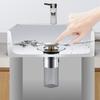 Basin Drain Filter with Hair Catcher Universal Drain Filter Stainless Steel Popup Sink Stopper Fits Bathroom Laundry Sink Drains