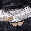 Portable Angel Wings Jeans Waist Button Adjustable Clips For Pant Skirts Waist Tightener Buckle Pin Button Clothing Supplies