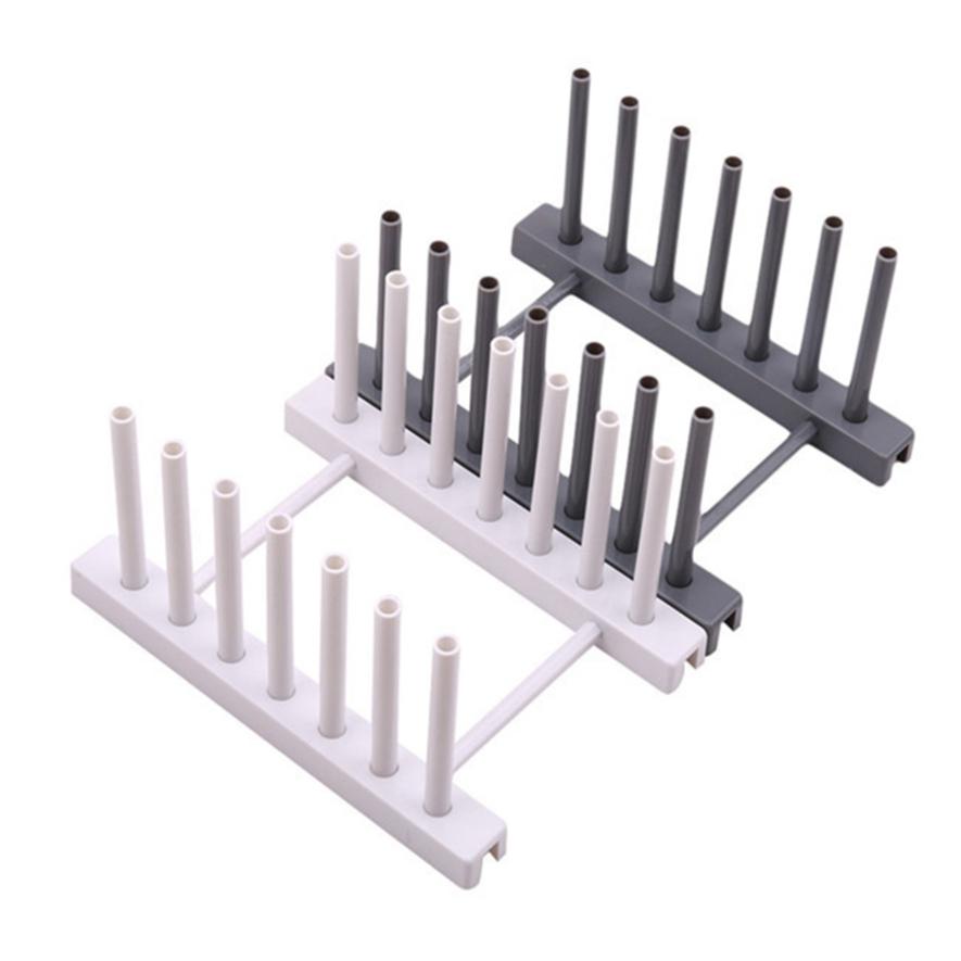Household Plastic Dish Racks Kitchen Supplies Storage Drain Racks Detachable Storage Trays Lid Racks