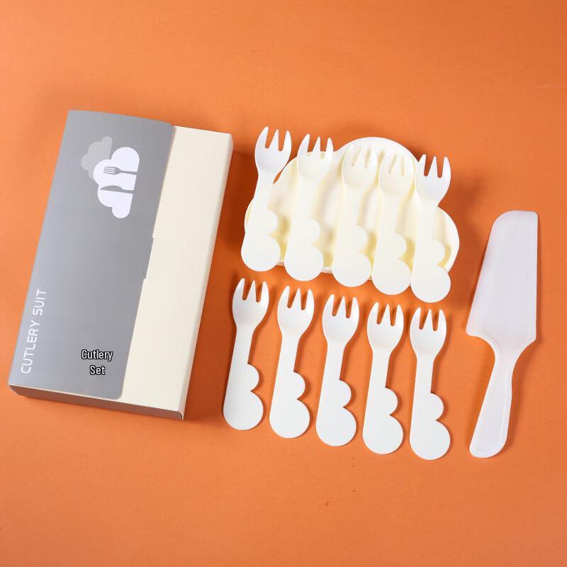 Yidengxia Disposable Cloud Cake Cutlery Set
