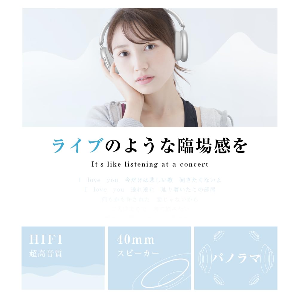 Kopfhörer Bluetooth Drahtlose Kopfhörer Bluetooth Kopfhörer Kabelgebunden Drahtlos Duale Nutzung Versiegelt HIFI-Sound Stunden Musik Rauschen Schnellanleitung