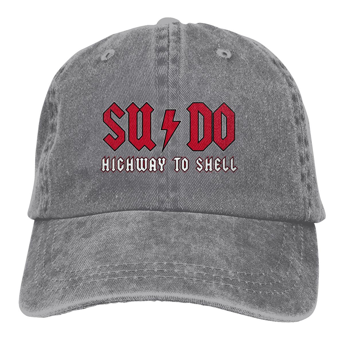 Highway To Shell Baseball Cap Men Hats Women Visor Protection Snapback Linux Operating System Tux Penguin Caps One Size
