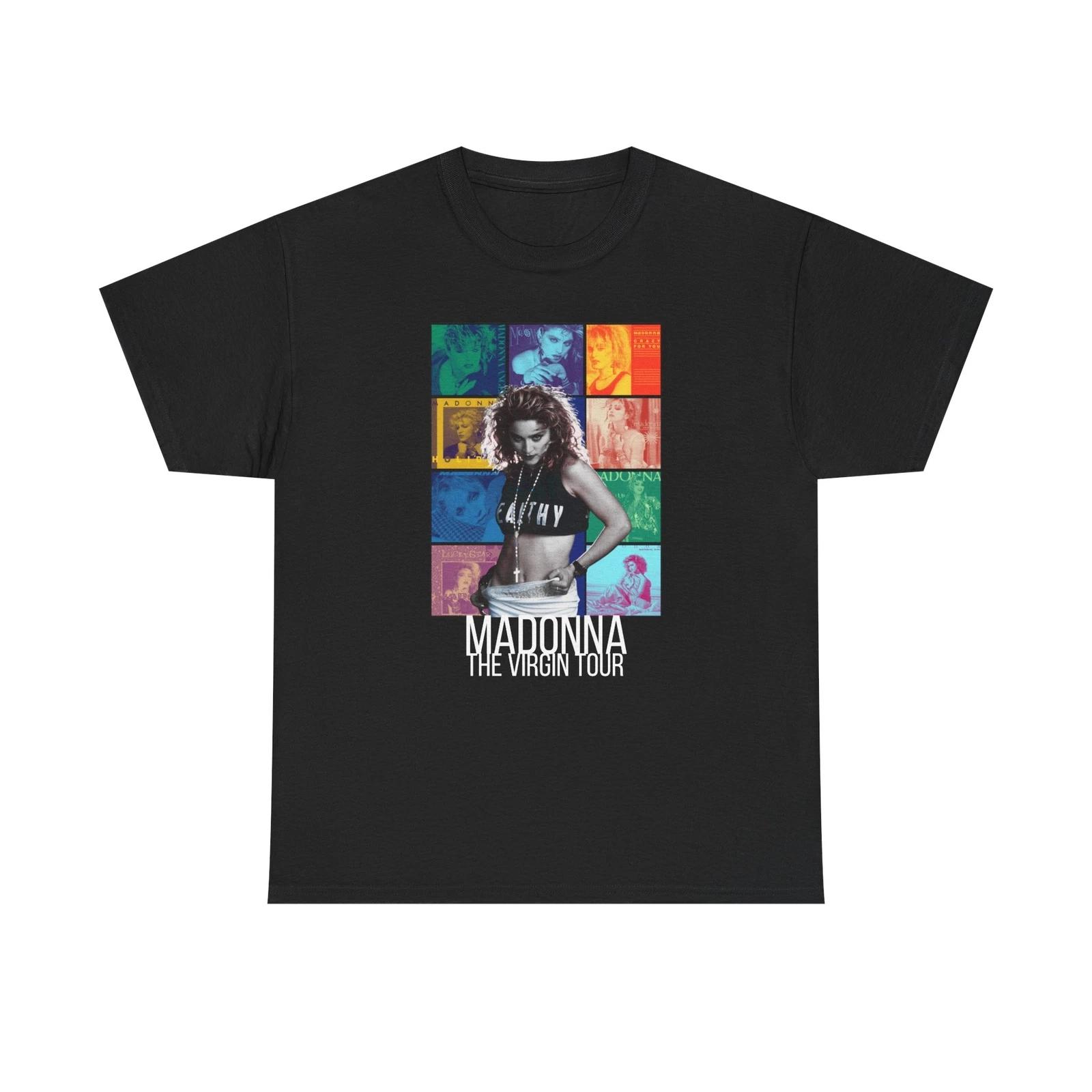 

Madonna The Virgin Tour Heavy Cotton Tee - Madonna T-shirt, Gift for Madonna Fan M