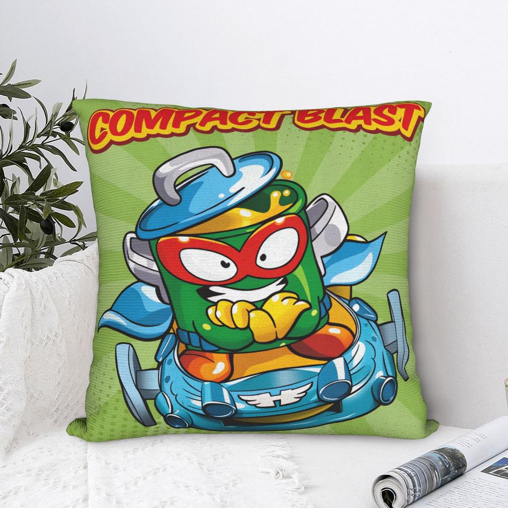 Super Zings Pillowcases Cute Funny Pillow Case For Living Room Bed Chair Soft Pillow Cover