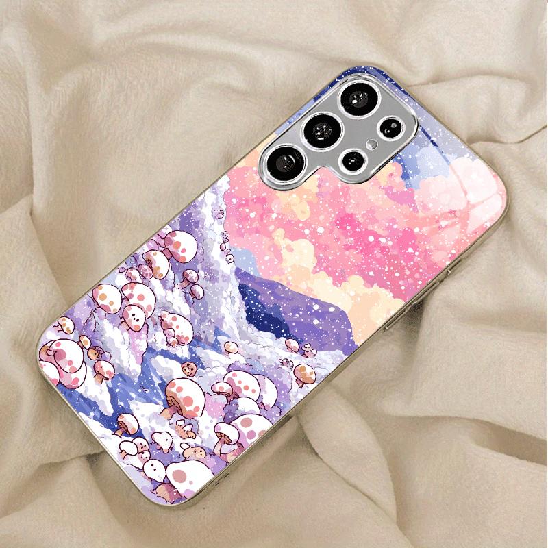 Špičkové pouzdro na telefon Galvanicky pokovené sklo TPU pouzdro na telefon pro Samsung Galaxy S26 S25 S24 S23 S22 S21 FE Ultra Plus Odolné proti pádu