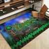 Game T-Terraria Floor Mat Soft Flannel Entrance Door Mat Non Slip Absorbent Bathroom Bedroom Floor Rug