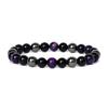Facted Obsidian Hematite Tiger Eye Bracelets for Magnetic Health Protection Soul Jewelry Nature Stone Beads Bracelet Men Pulsera