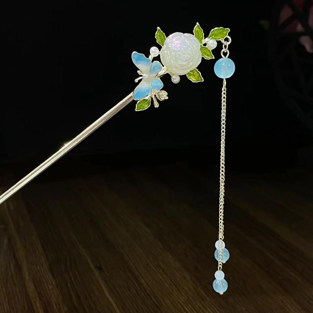 2023 New Ancient Style Tassel Hairpin - Chic Chinese Step Shake Hanfu & Cheongsam Accessory