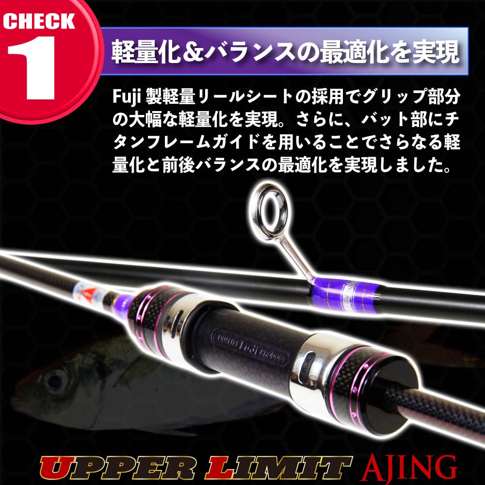 Gokuspe UPPER LIMIT AJING Total 511-S Length Approx. 182.5cm