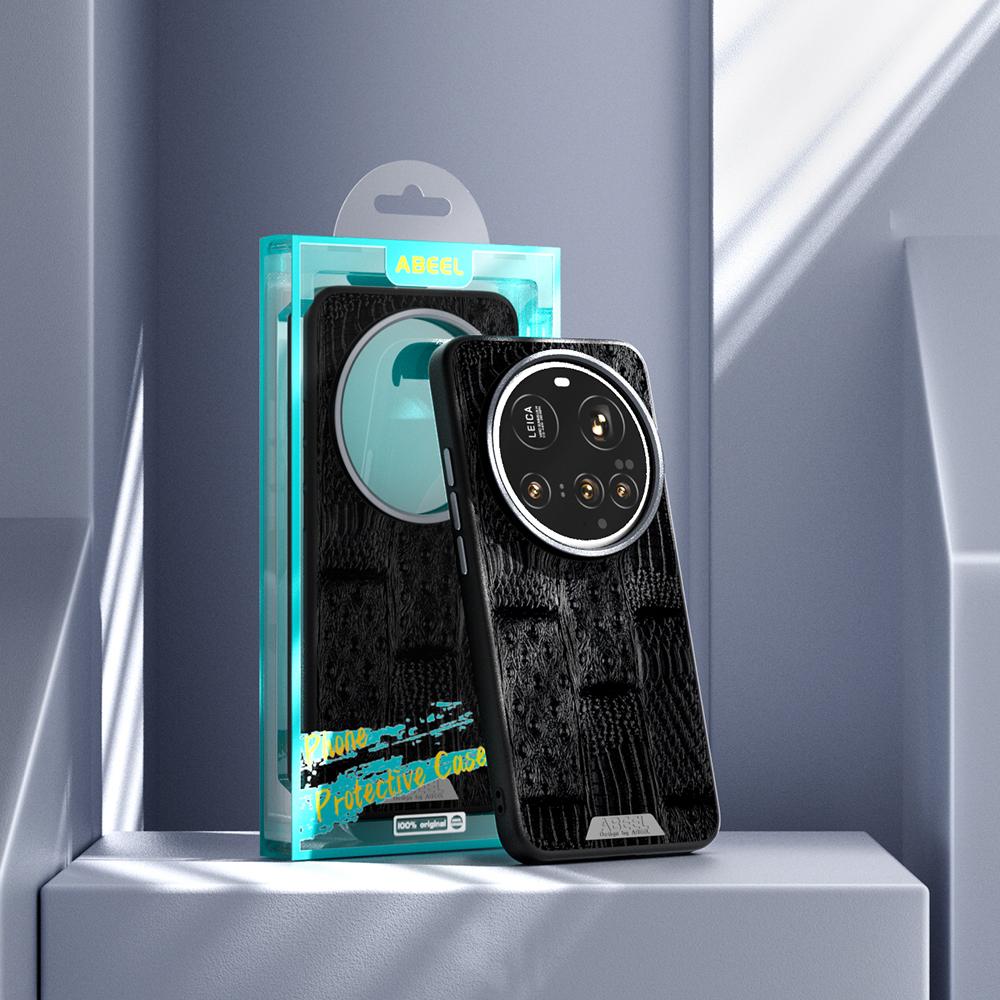 ABEEL For Xiaomi 15 Ultra Case Compatible with MagSafe Beast Texture Micro-Embossing Back Cover