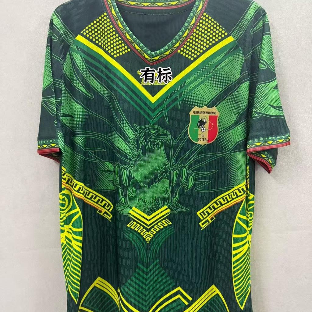 Players 2627 Mali Home and Away Jerseys Team Uniforms Short Sleeve Tops Football Jerseys Sports Football Uniforms Print Number