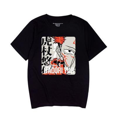 Jujutsu Kaisen Cartoon T-Shirt Hip Hop Herren Damen Anime Print Top T-Shirts Mode Sommer T-Shirt