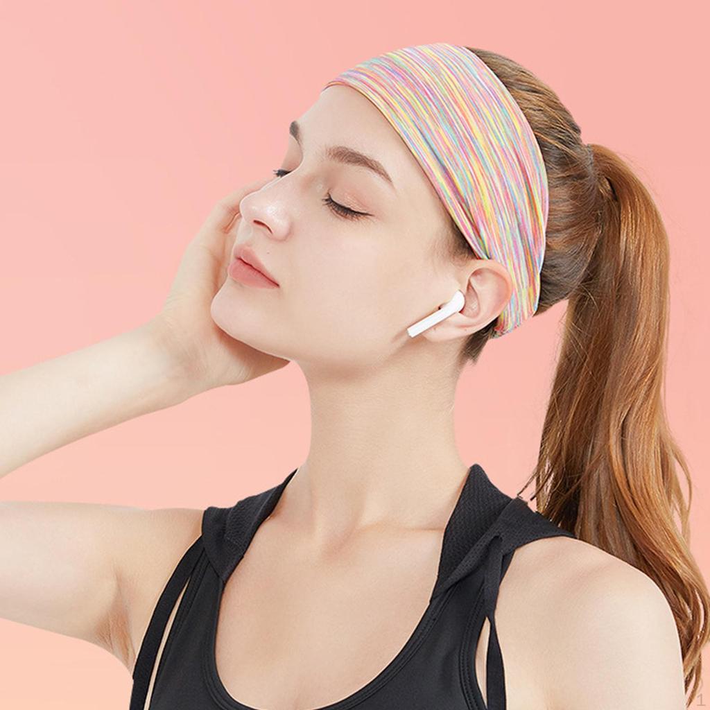 Fascia per Capelli Fitness Fascia Antisudore Portatile Palestra Domestica Larga Fascia per Capelli Forniture Yoga Fascia per Capelli Fascia per Capelli per