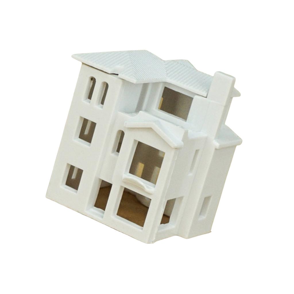 N Scale 1:500 Villa Building Assembling Model Outland Realism Scene Sand Table Buildings Model Dollhouse Building Model