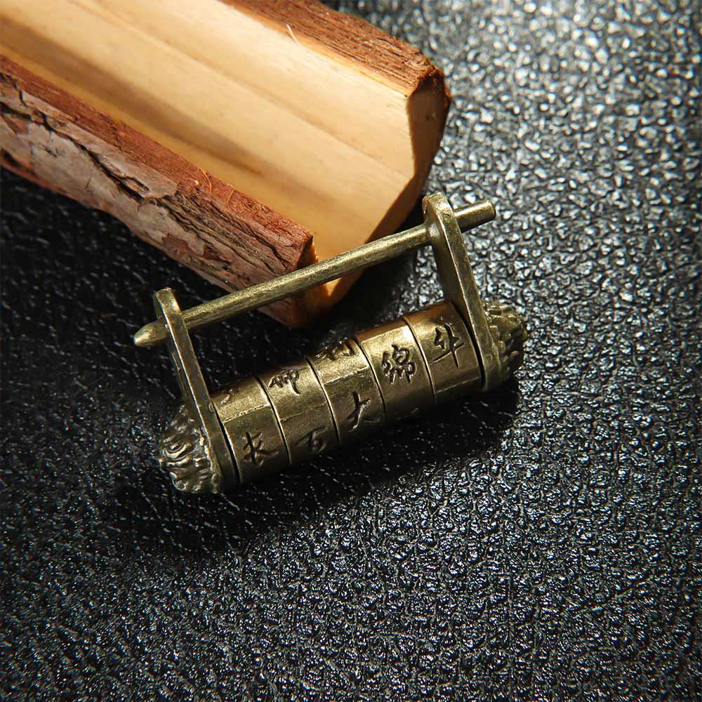 

Home Chinese Old Style Brass Locks Padlock Antique Locks Password Lock