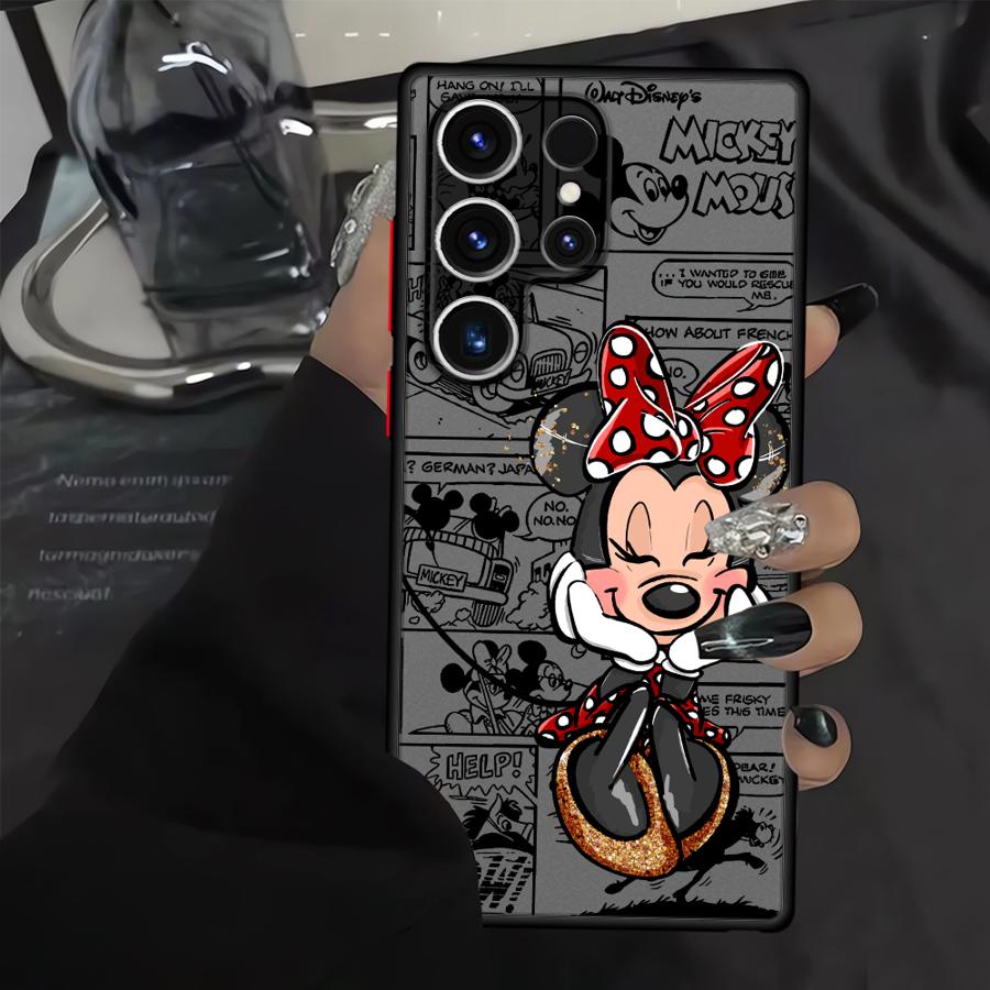 Mickey Minnie Maus Handyhülle Case für Samsung Galaxy S26 S25 Ultra S24 Plus S23 FE S22 S21 Note 20 10+ S20