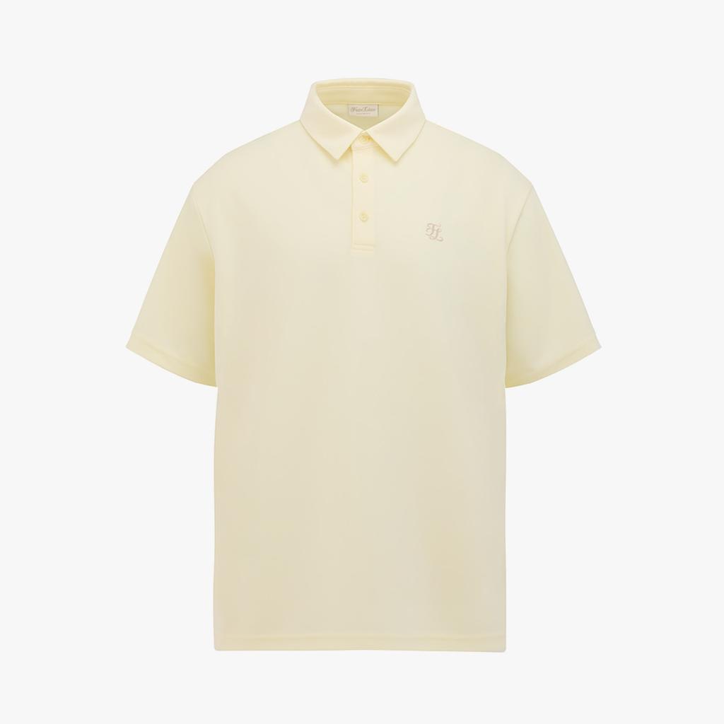 FAIRLIAR GOLF Men'S Loose Fit Polo Shirt (Yellow)