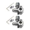 1/4\" 3/8\" 5/16\" 2 X BPV-31 Bu Llet Piercing Faucet Valve Faucet Valve Kit Metal Silver 2 Sets Bu Llet Piercing