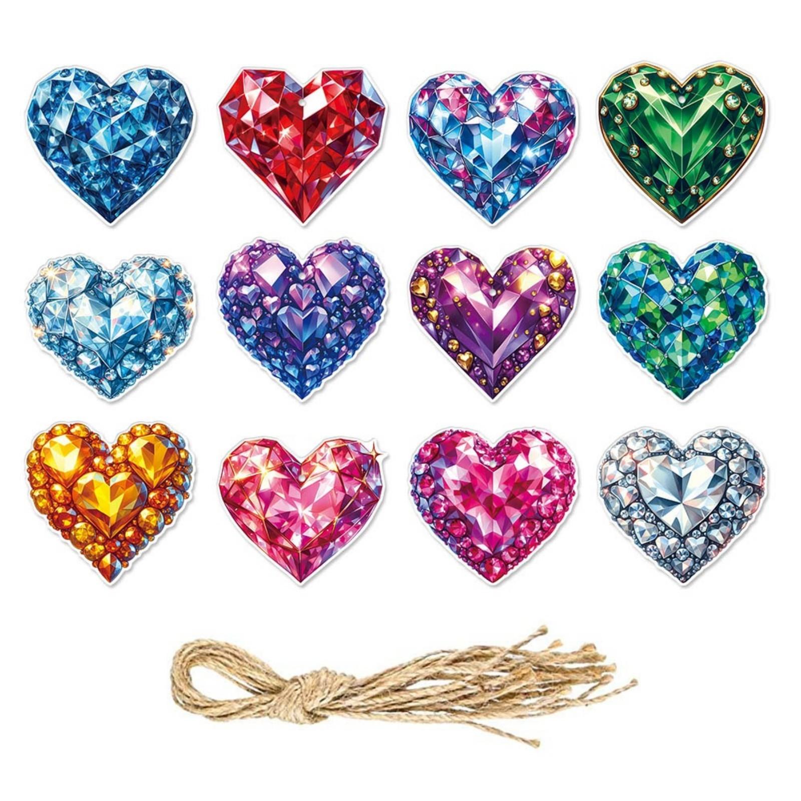 

Подарок на Свадебную Вечеринку в День Святого Валентина, Украшение, Подвеска в форме Сердца One Size красный