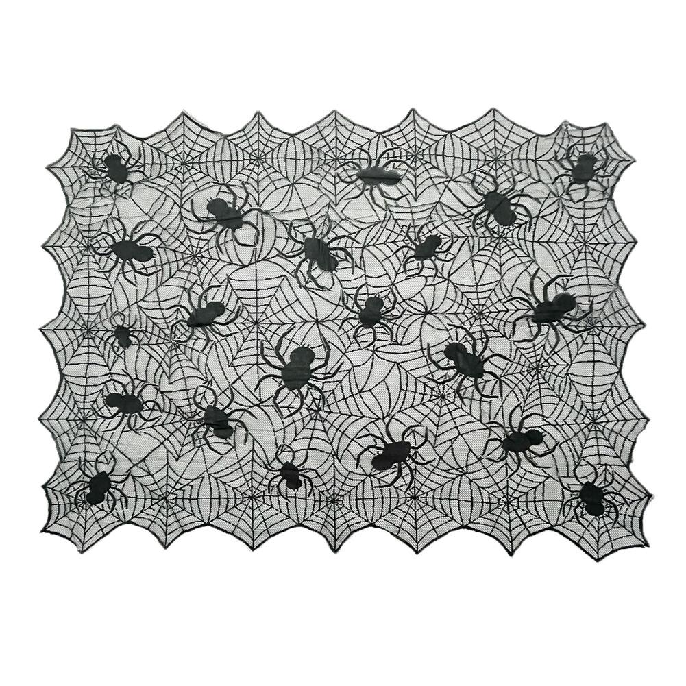 Halloween Tablecloth Table Runner Curtain Door Cover Lampshade Decoration Set for Party