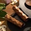2Pcs Wooden BBQ Plate Handle Burn Protection Insulated Grips Portable Grill Pan Handle  Camping