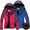 Jaquetas de Veludo Unisex Plus Size para Exterior para Montanhismo
