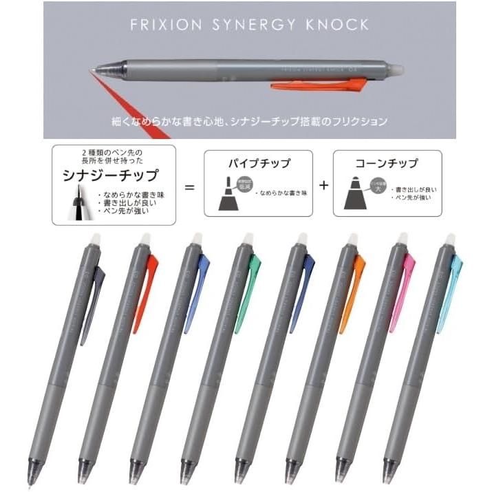 Pilot Gel Ink Ballpoint Pen Refill for Frixion Synergy Knock 0.4mm Ultra-fine Blue Black 1 Piece LFRF-14-BB X 3 Pack