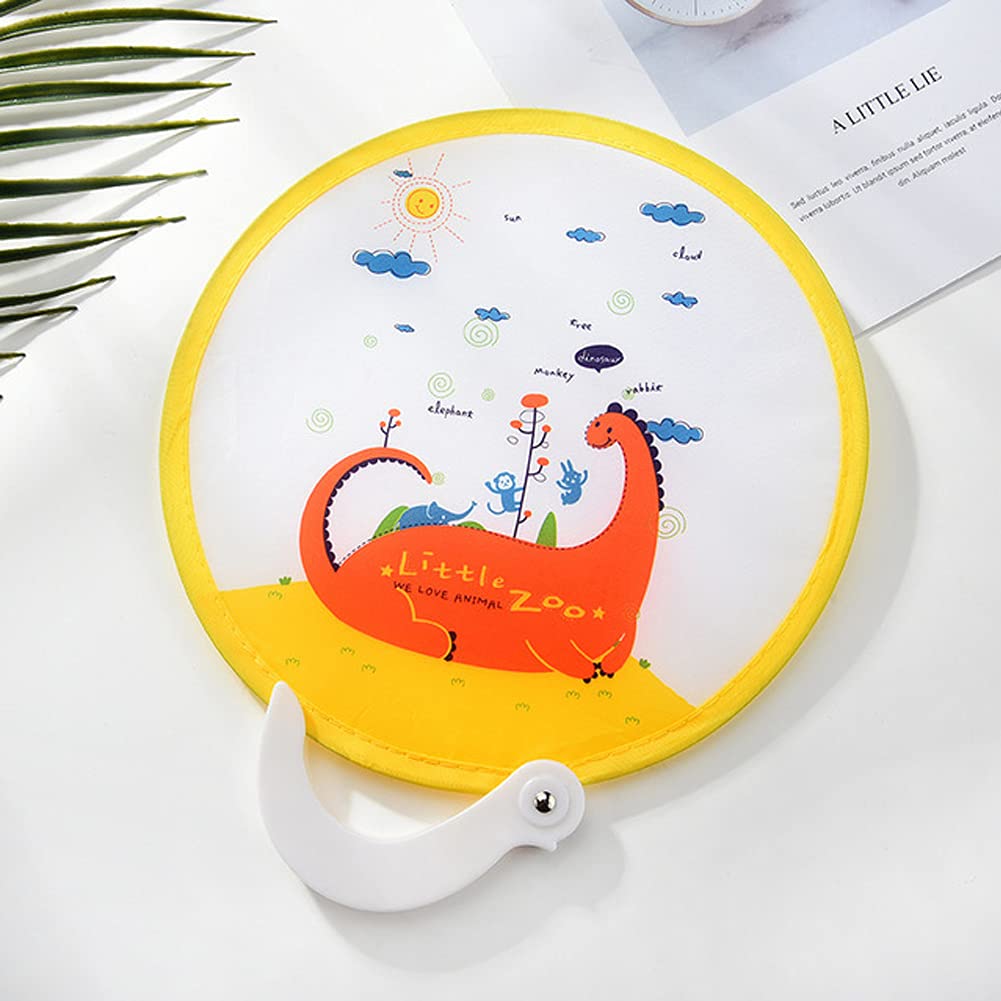 MinniLove Folding Portable Small Folding Fan with Cute Minnie Mouse Folds Up for Includes Storage and Easy to Perfect for Sports Fireworks and Parties