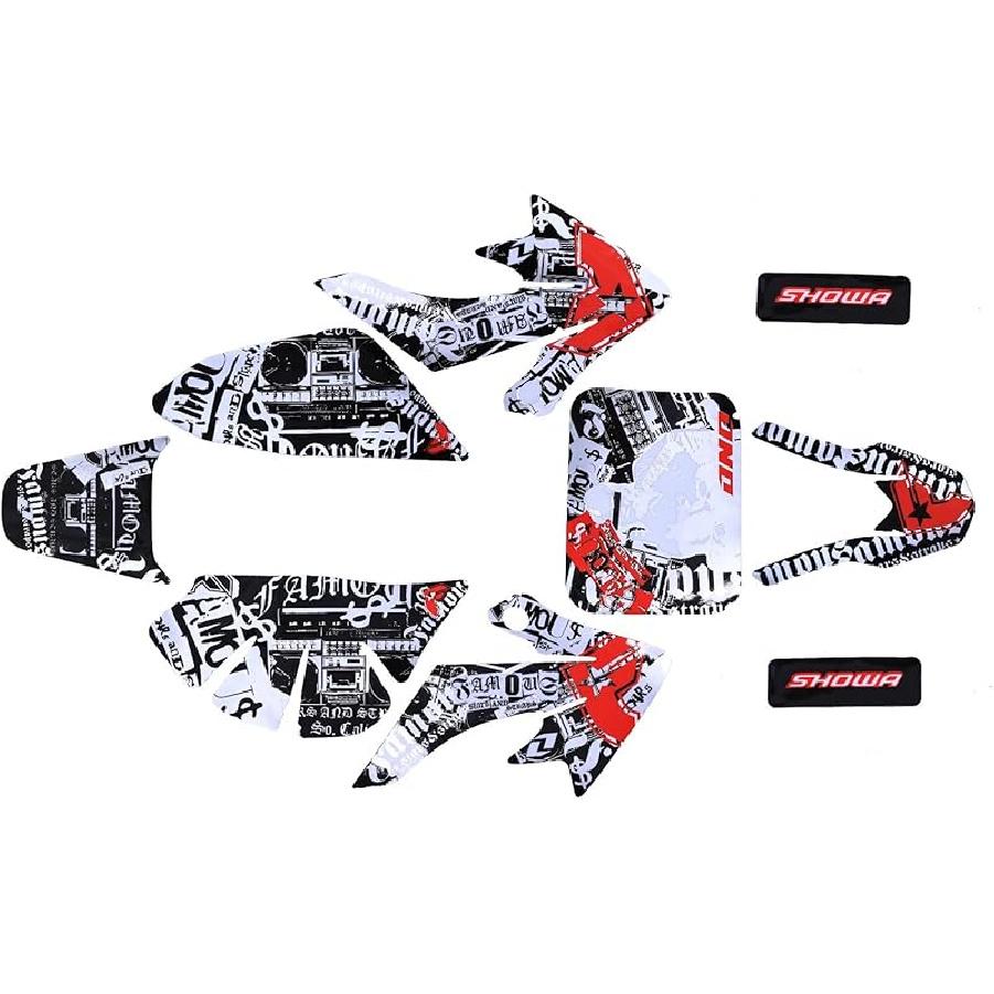 Complete Graphics Decals Stickers Kit for CRF50 XR50 CRF 50 XR 50 Plastics Fairing SDG SSR 107 110 125CC Thumpstar Atomik Dirt Pit Bikes Motorcycle