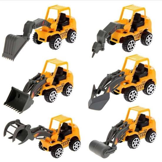 Kids Truck Mini Engineering Vehicle Car Model Excavator Boy Educational Toy Gift