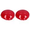 2 Stück Pool Linsenabdeckung Kunststoff Rot Transparent Unterwasserlicht Linsenabdeckungen für Spa Lichter 19cm