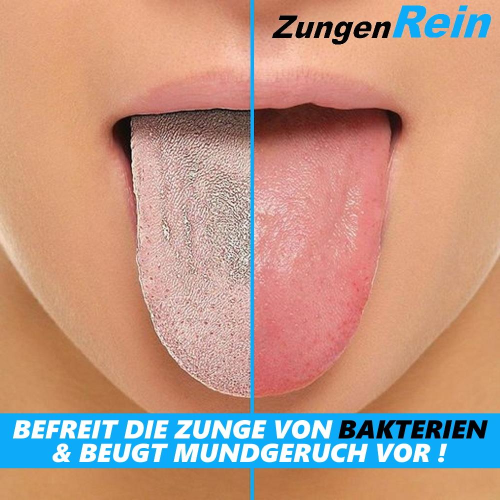 ZungenRein Tongue Cleaner Tongue Scraper Stainless Steel Tongue Brush Ayurveda [2 Pieces]