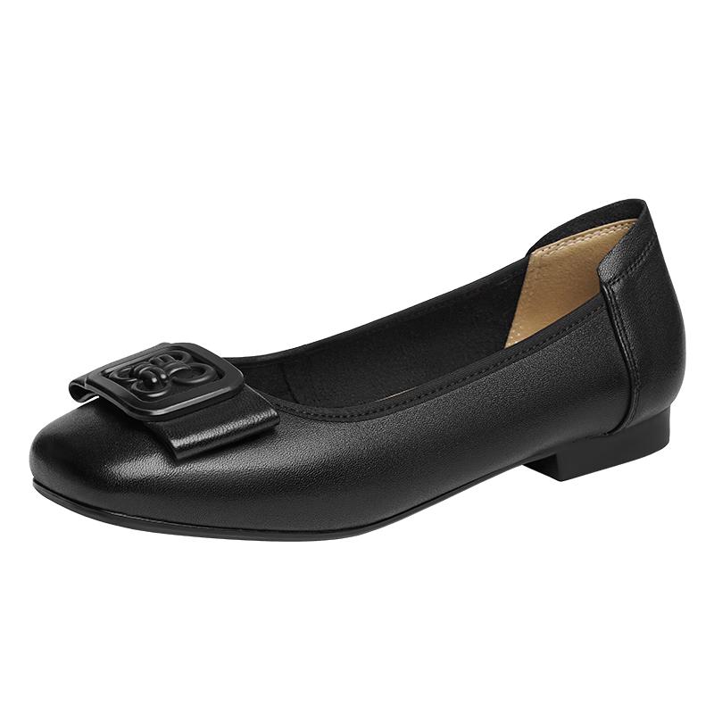 Red Dragonfly Women s Sheepskin Low-Cut Block Heel Shoes WLB35059 EU 39 чёрный